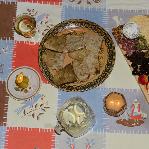 Amber Candle Plate